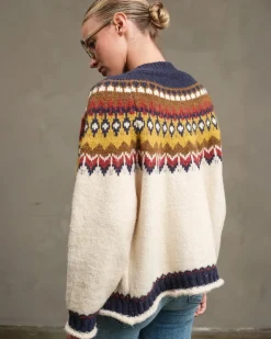RAISONNEL Nordic Pattern Toggle Knit Cardigan^ Sweaters