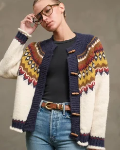 RAISONNEL Nordic Pattern Toggle Knit Cardigan^ Sweaters