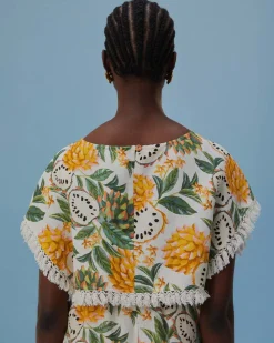 Farm Rio Off-White Biriba Blouse^ Tops