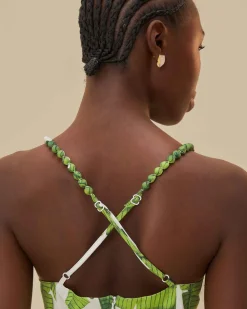 Farm Rio Off-White Palm Fan Midi Dress^ Dresses + Jumpsuits