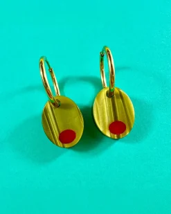 MackBecks Olive Earrings^ Jewelry
