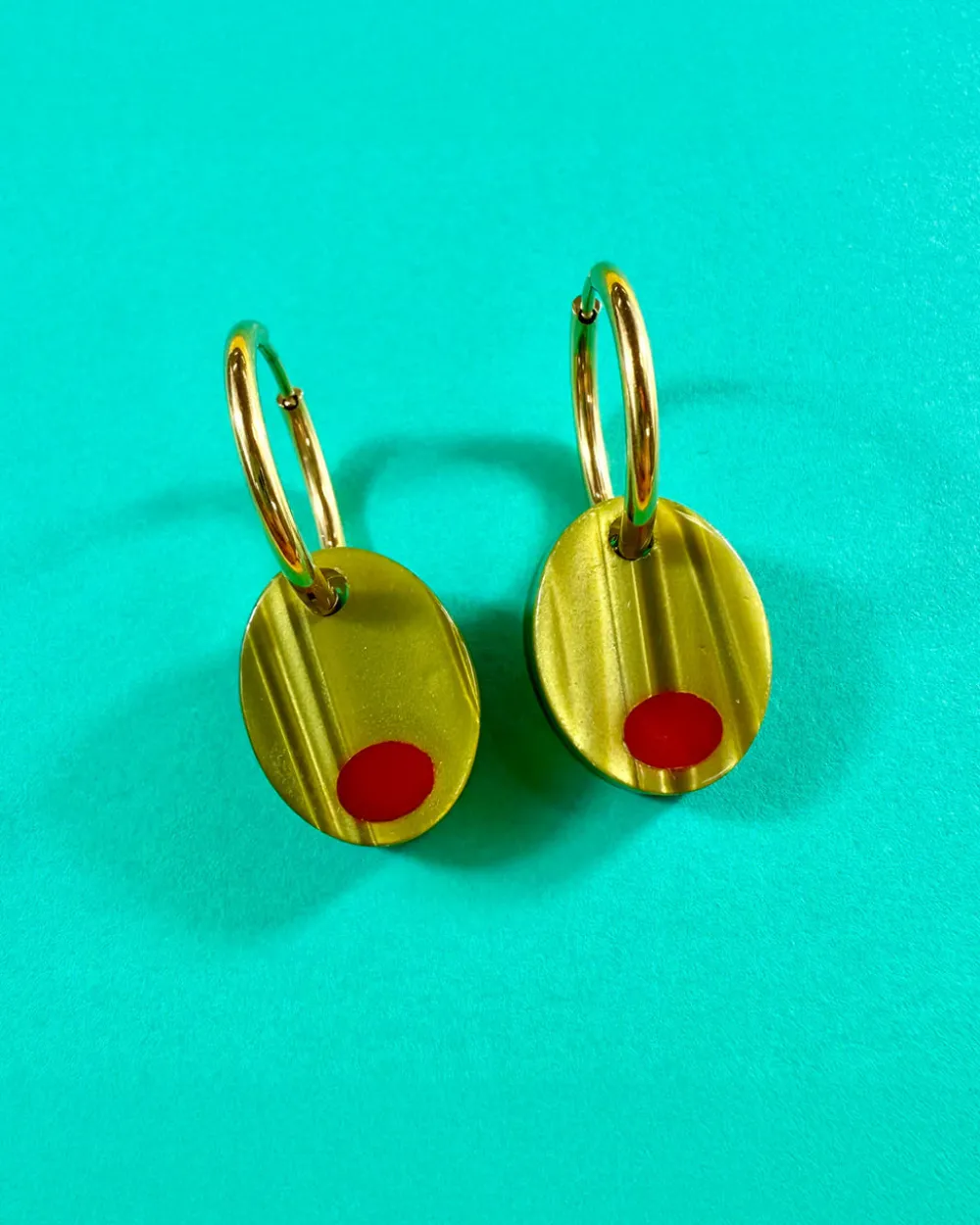 MackBecks Olive Earrings^ Jewelry
