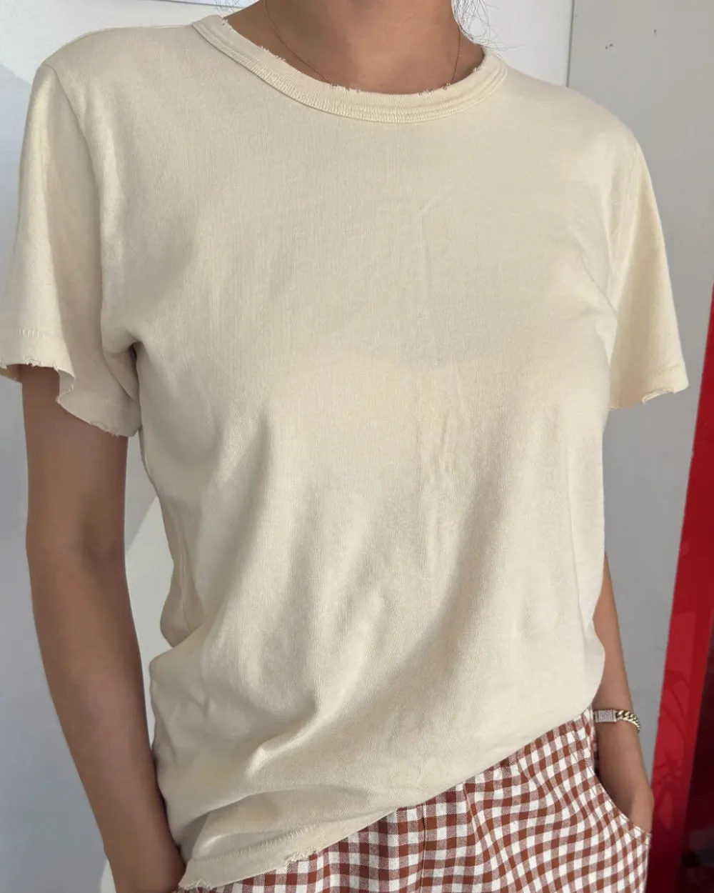 Le Bon Shoppe Organic Cotton Vintage Boy Tee - Bone^ Tees + Sweatshirts
