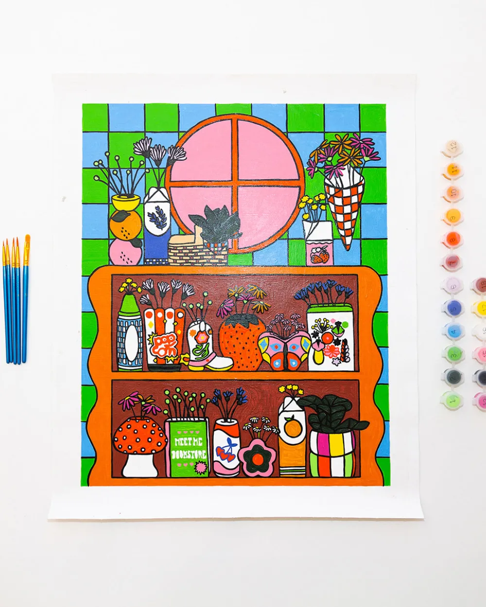 ban.do x Paint Anywhere Paint By Numbers - Vases^ Games + Activities