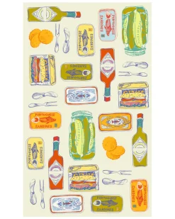 Modern Pastime Pantry Tea Towel^ Kitchen + Bar