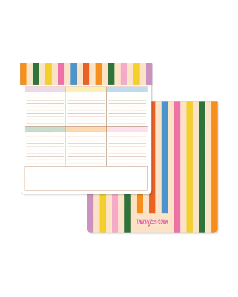 Talking Out of Turn Paper Pals - Happy Stripes^ Desk Accessories