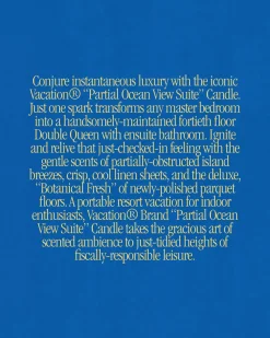 Vacation Sunscreen Partial Ocean View Suite Candle^ Candles + Home Fragrance