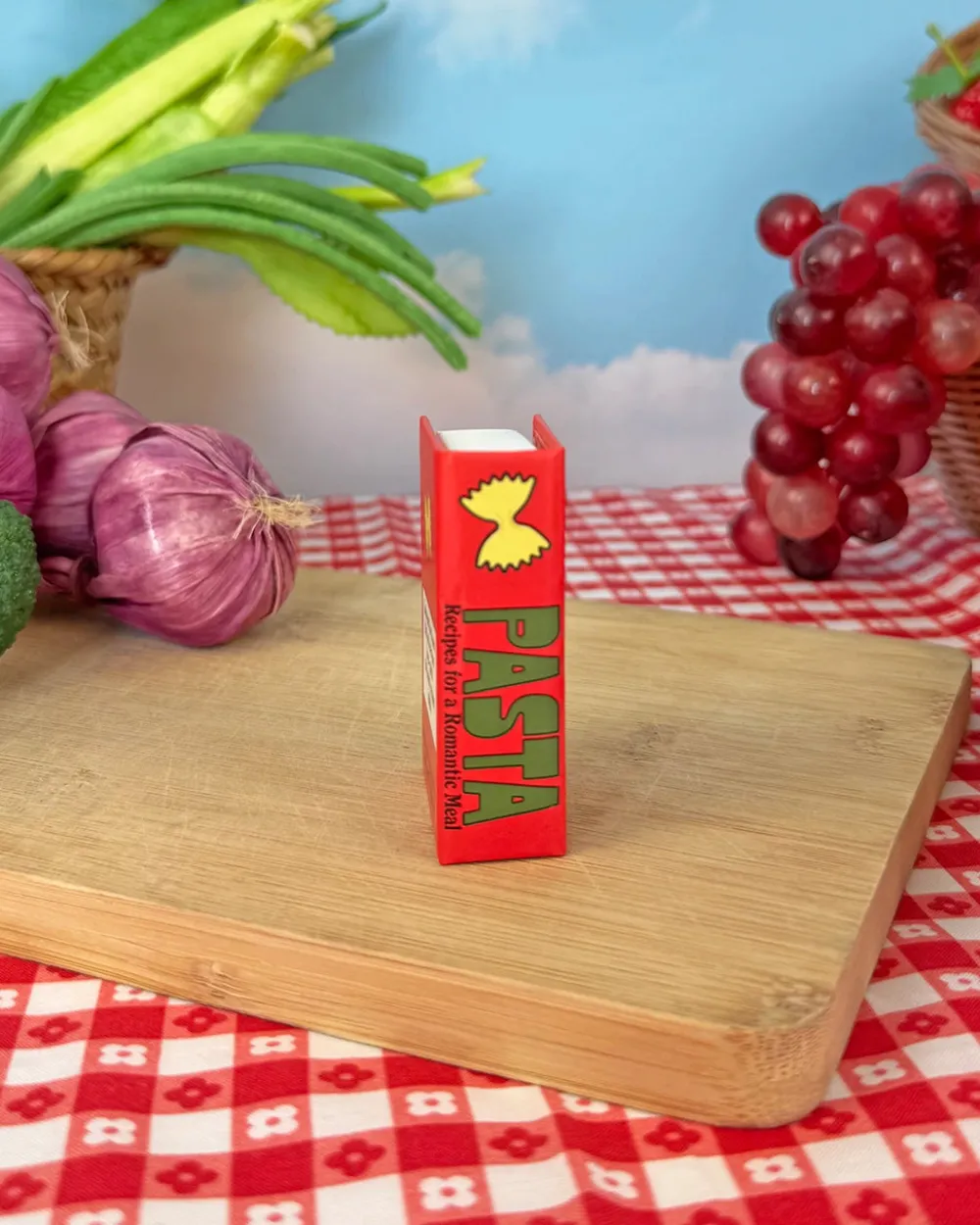 A Shop of Things Pasta Cookbook Matches^ Candles + Home Fragrance
