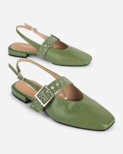 Intentionally Blank Pearl Slingback Ballet Flat - Cactus^ Shoes