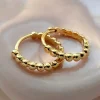 Honeycat Jewelry Pebble Hoops - Gold^ Jewelry