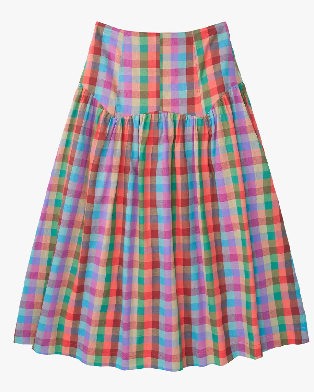 Lisa Says Gah Penny Skirt - Colorburst Plaid^ Bottoms