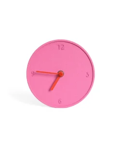 Helio Ferretti Co Pink Raw Round Clock^ Home + Décor