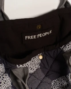 Free People Pippa Patchwork Tote - Blue Combo^ Bags