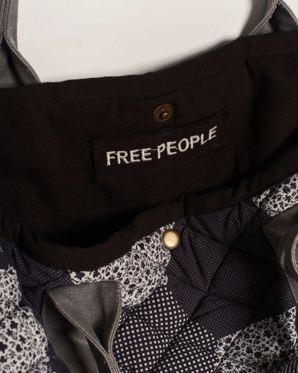 Free People Pippa Patchwork Tote - Blue Combo^ Bags