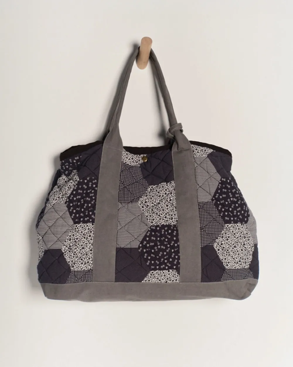 Free People Pippa Patchwork Tote - Blue Combo^ Bags