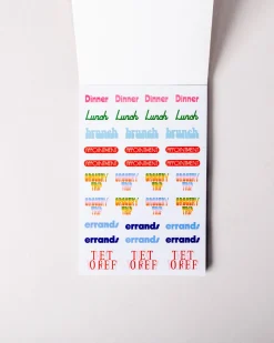 ban.do Planner Sticker Book - Issue One^ Stickers + Tape
