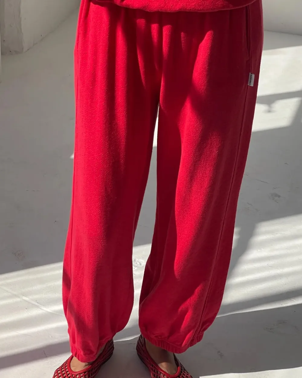Le Bon Shoppe Pointelle Balloon Pants - Red Apple^ Bottoms