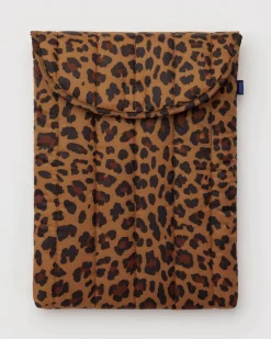 Baggu Puffy Laptop Sleeve 16" - Leopard^ Travel Accessories|Bags