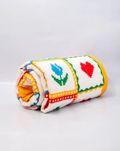 ban.do Quilted Blanket - Icons^ Home + Décor