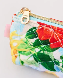 ban.do Quilted Pencil Pouch - Oil Paint Floral^ Travel Accessories|Desk Accessories