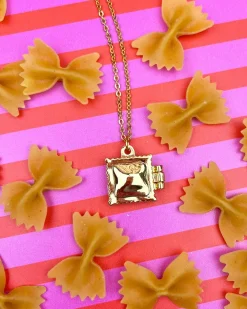A Shop of Things Ravioli Locket Necklace^ Jewelry