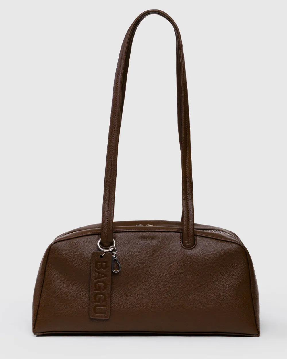 Baggu Recycled Leather Bowler Bag - Brown^ Bags