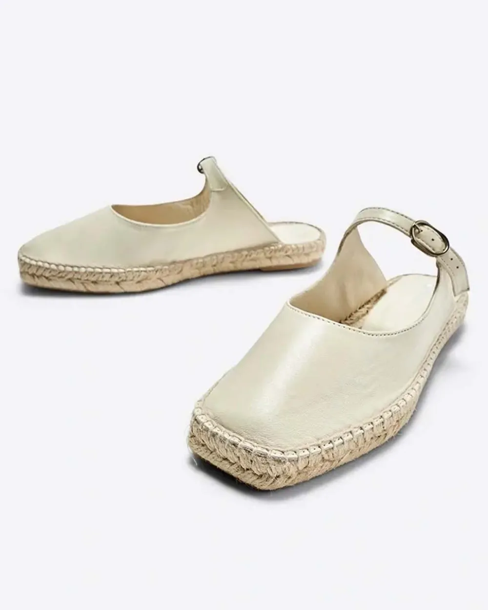 Intentionally Blank Reports Slip On Espadrille - Cream^ Shoes