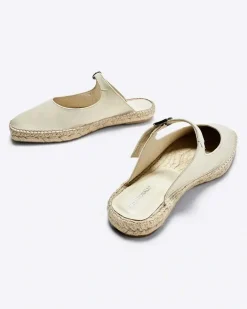 Intentionally Blank Reports Slip On Espadrille - Cream^ Shoes