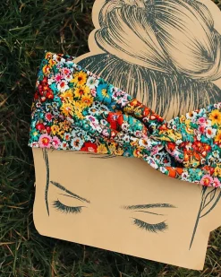 Chicka & Co Retro Floral Twist Headband^ Hats + Hair