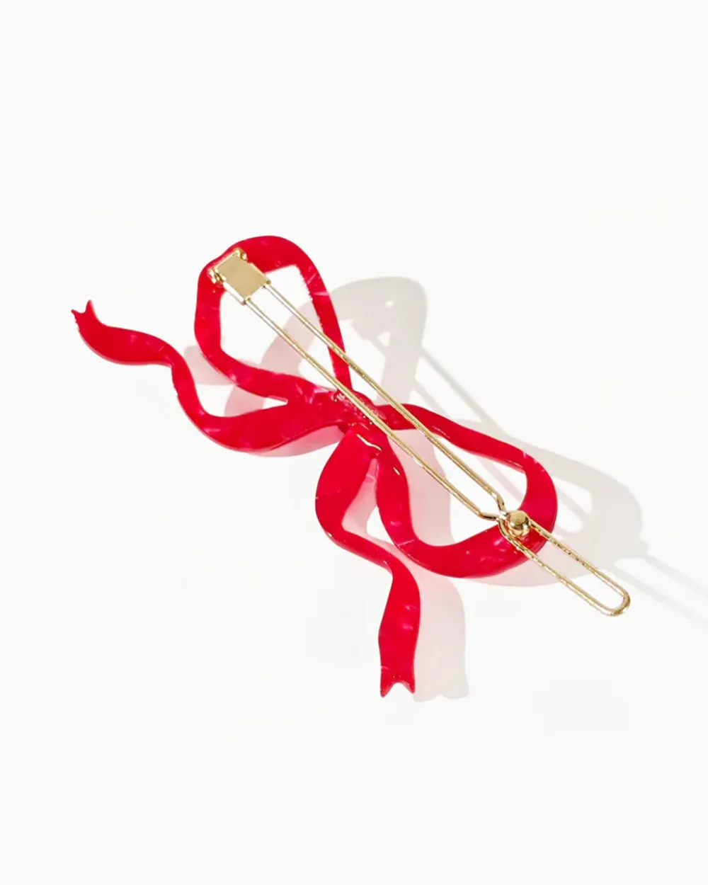 Hey Ricochet Ribbon Bow Clip - Red^ Hats + Hair