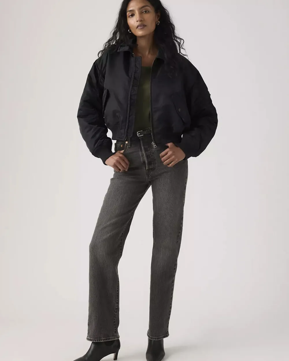 Levi's Ribcage Full Length Jeans - Automate Me^ Bottoms