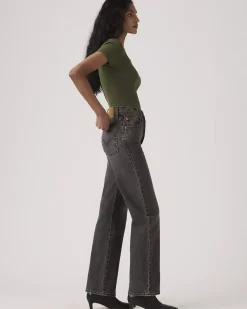 Levi's Ribcage Full Length Jeans - Automate Me^ Bottoms