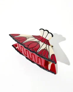 Hey Ricochet Rose Lamp Claw^ Hats + Hair