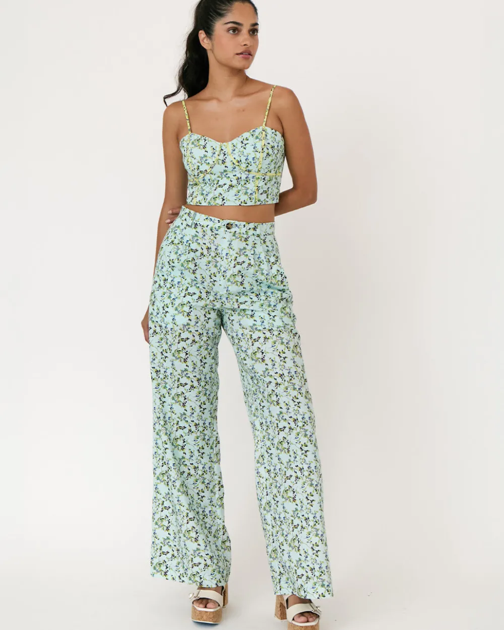 Rachel Antonoff Rose Pants - Blueberries^ Bottoms
