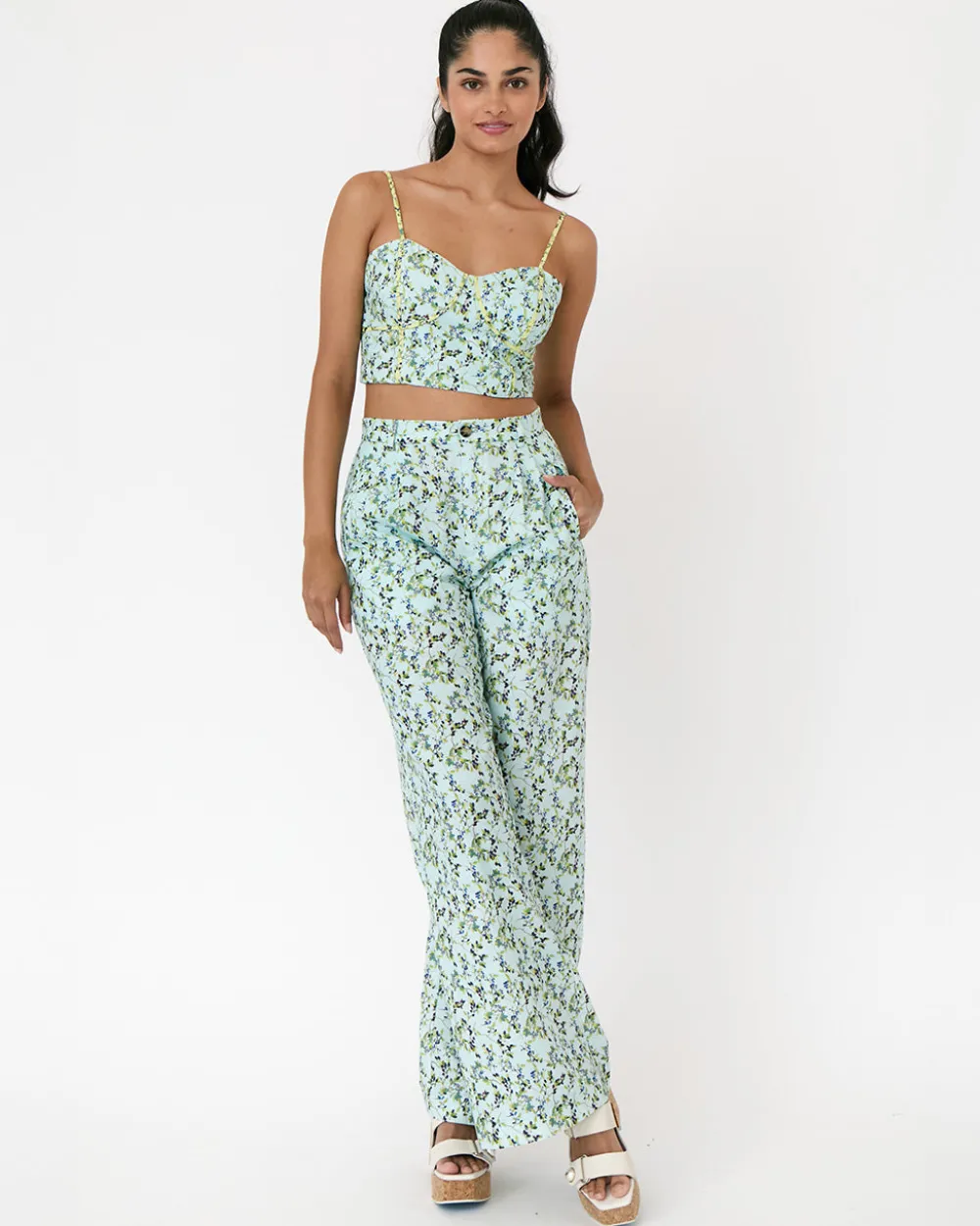 Rachel Antonoff Rose Pants - Blueberries^ Bottoms