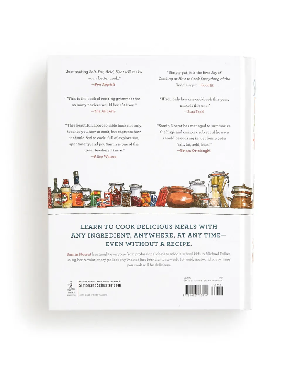 Samin Nosrat Salt, Fat, Acid, Heat: Mastering the Elements of Good Cooking^ Books
