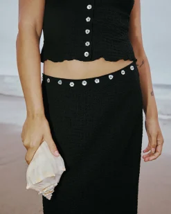 Lisa Says Gah Sammy Skirt - Caviar^ Bottoms