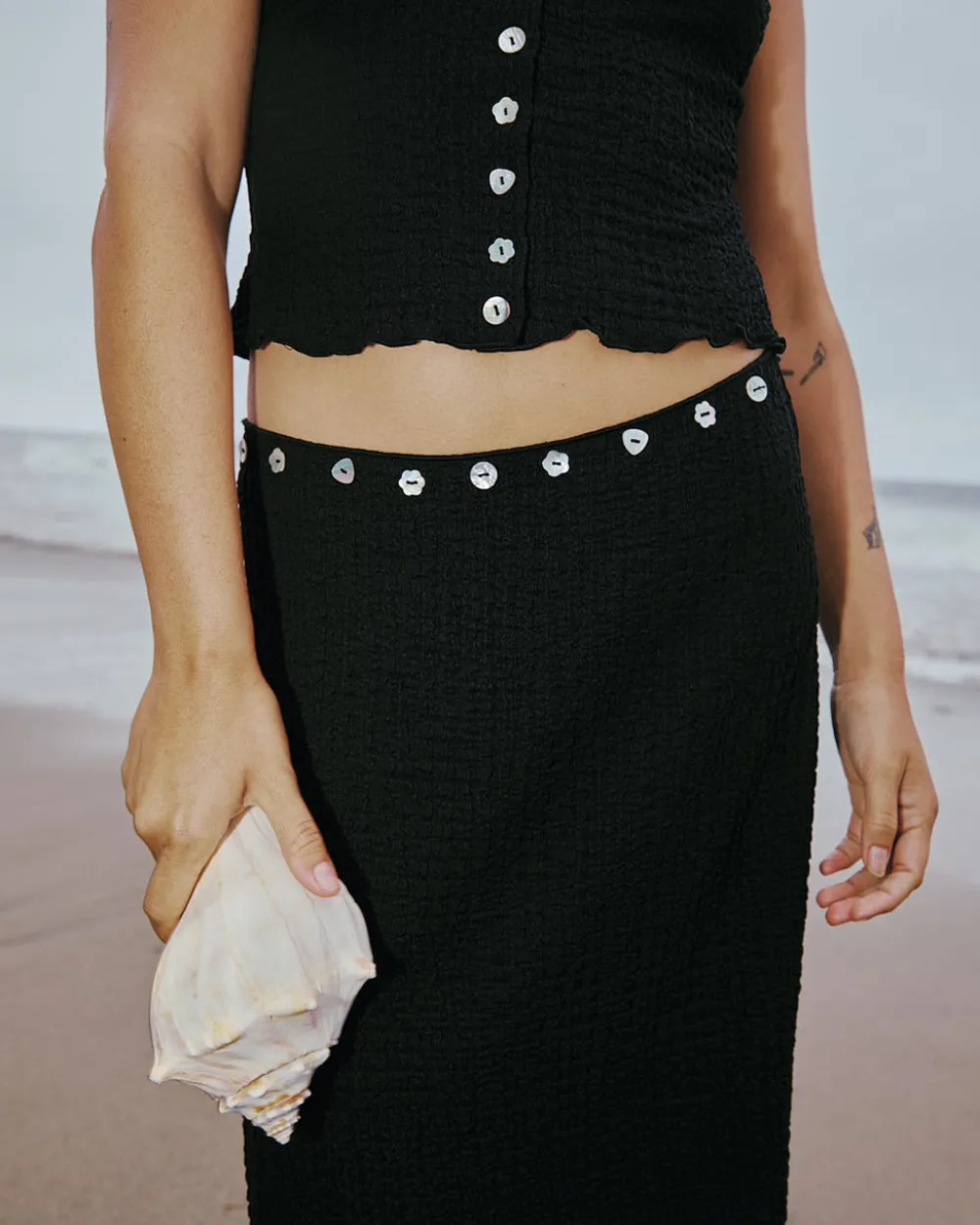 Lisa Says Gah Sammy Skirt - Caviar^ Bottoms