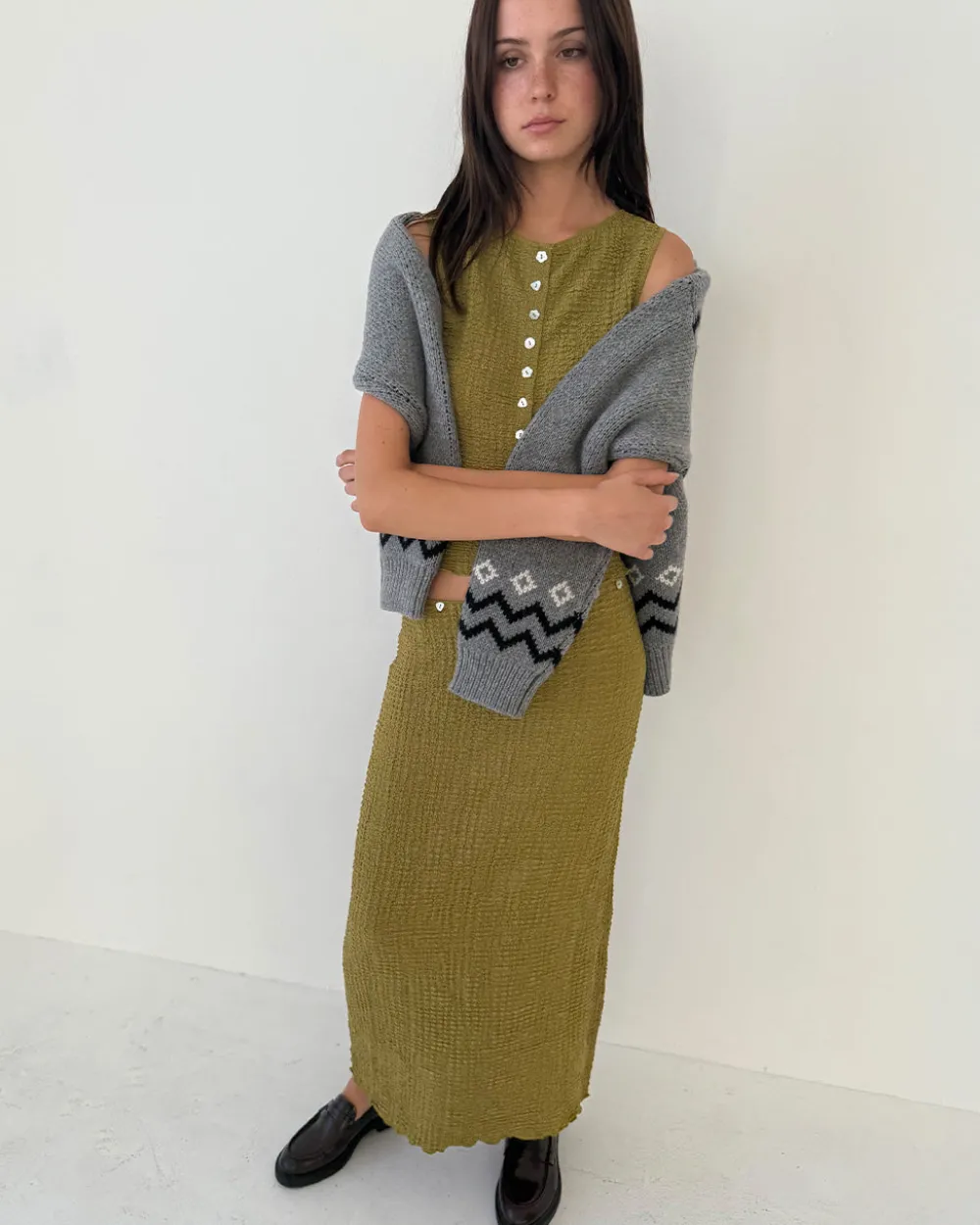 Lisa Says Gah Sammy Skirt - Olive^ Bottoms