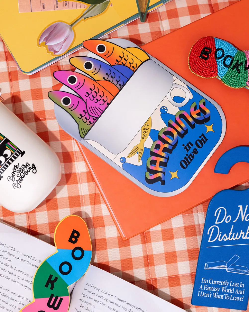 ban.do Sardines in a Can Bookmark Set^ Books