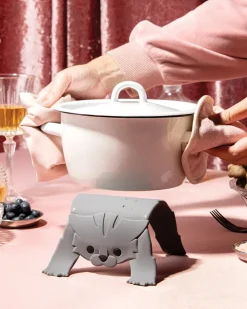 OTOTO Scaredy Cat Hot Pot Pad Holder^ Kitchen + Bar