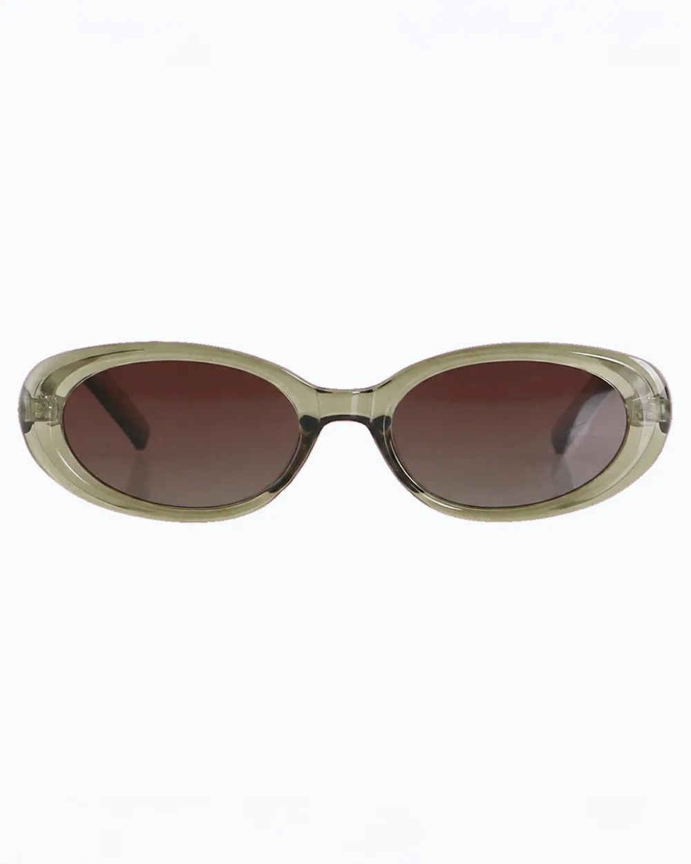 Jaxy Eyewear Scarlet Vintage Polarized Oval Cat-Eye Sunglasses - Green^ Hats + Hair