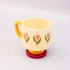 ban.do Short Ceramic Mug - Tulips^ Kitchen + Bar