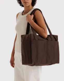 Baggu Small Cloud Carry-On Bag - Coffee^ Bags