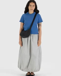 Baggu Small Nylon Crescent Bag w/ Key Leash - Black^ Bags