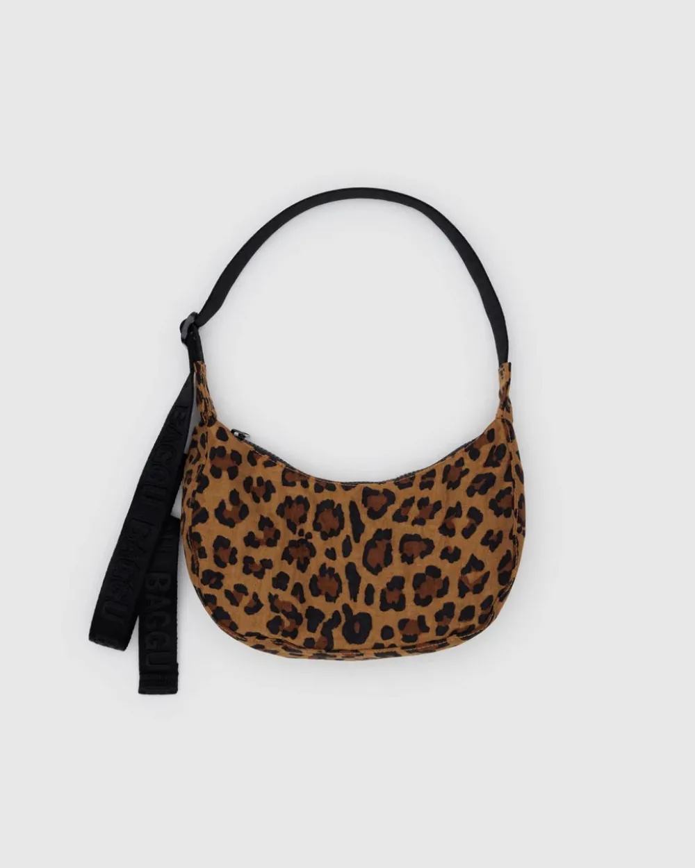 Baggu Small Nylon Crescent Bag w/ Key Leash - Leopard^ Bags