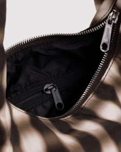 Baggu Small Nylon Meringue Bag - Blurred Gingham Brown^ Bags