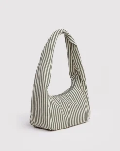 Baggu Small Nylon Meringue Bag - Sage Stripe^ Bags