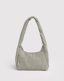 Baggu Small Nylon Meringue Bag - Sage Stripe^ Bags