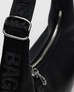 Baggu Small Recycled Leather Crescent Bag - Black^ Bags